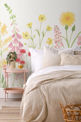 Wildflowers Wallpaper Sage Grandeco A61601 World Of Wallpaper USA