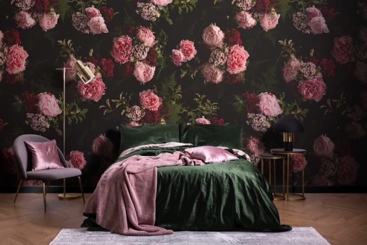 Une très jolie rose sur fond noir | Image Premium générée à base d'IA