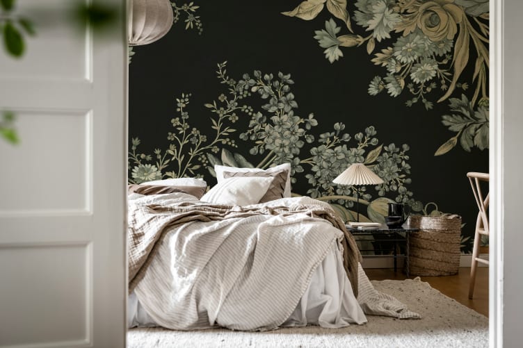 designer wallpaper floral