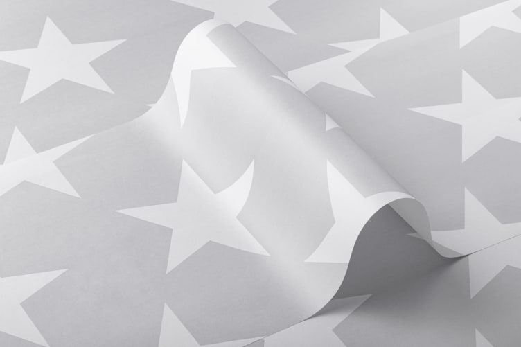 white and grey pattern wallpaper