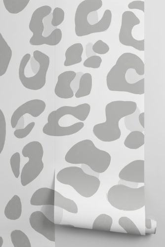 grey tiger print wallpaper