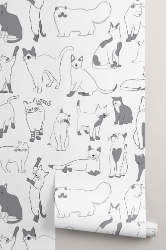 cat wallpaper rolls