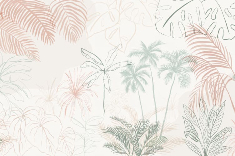 pink tropical wallpaper