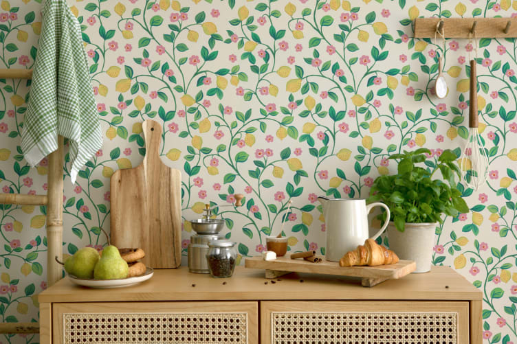 wallpaper with lemons
