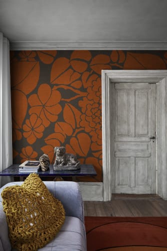 orange wallpaper ideas