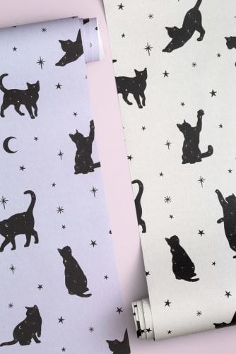 cat wallpaper roll