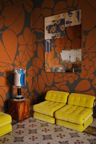 orange wallpaper ideas
