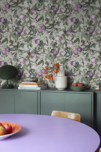 Peach Valley Lilac - Wallpaper | Rebel Walls