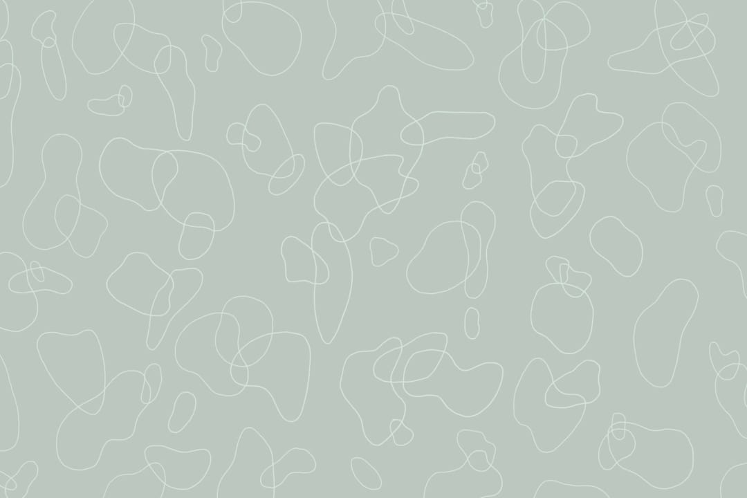 Fototapeta abstrakcyjna z zielonym tłem doodle