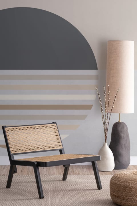 Neutru Abstract Circle Wallpaper Mural