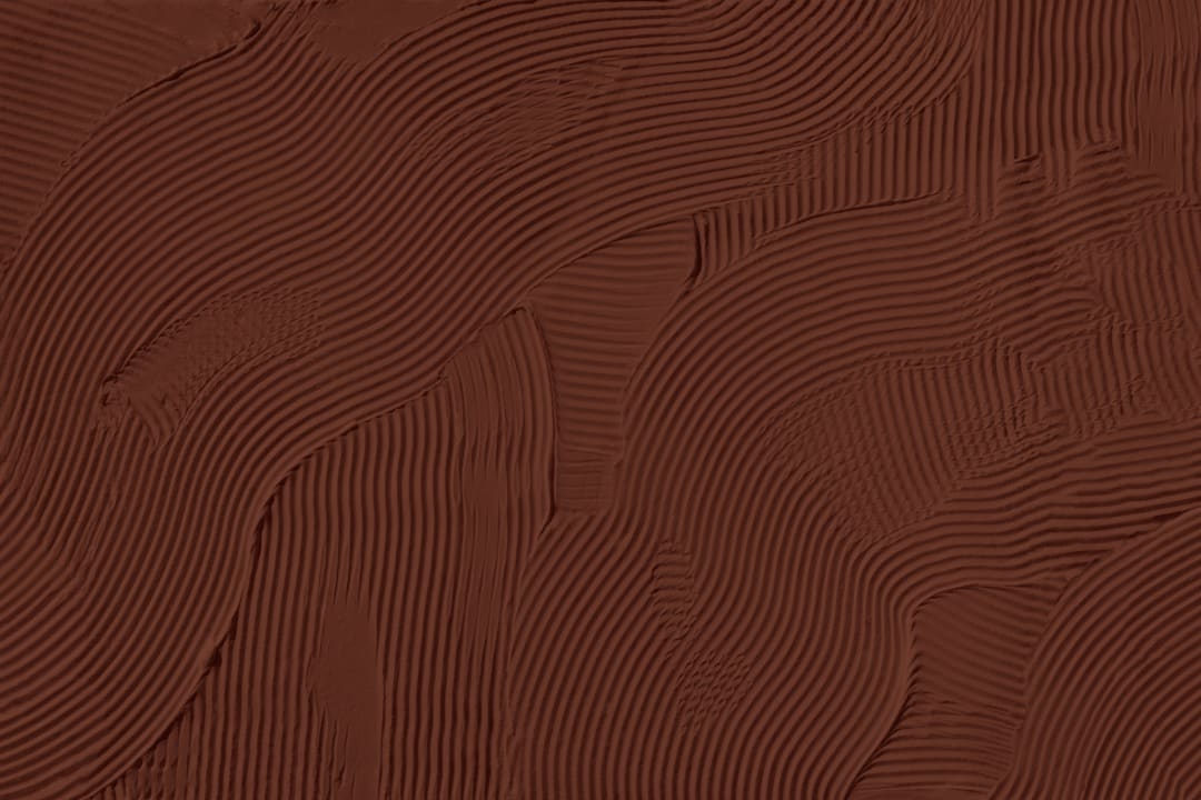 Terracotta skulpturelle abstrakte overlappende linjer fototapet
