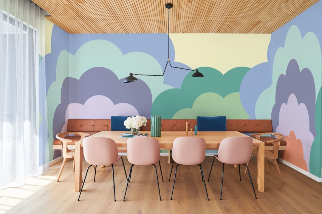 Elizabeth Olwen Happy Skies Multi Mural