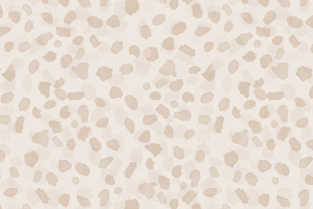 Neutral Modern Cheetah Spots Repeat Pattern Wallpaper