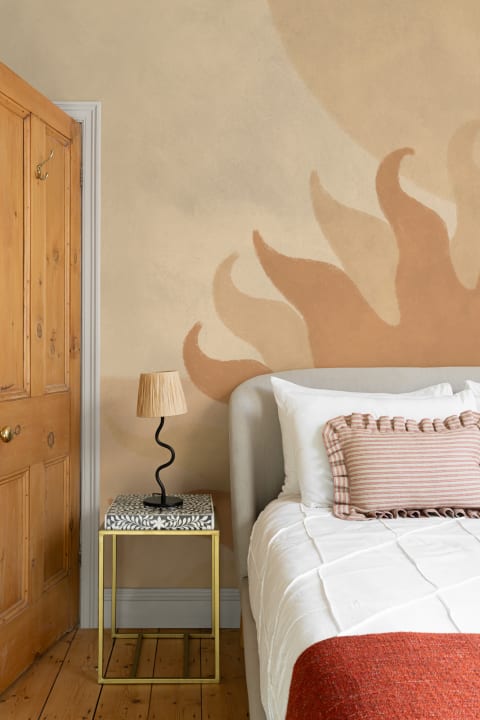 Beżowa fototapeta ścienna Sunburst Boho Nature