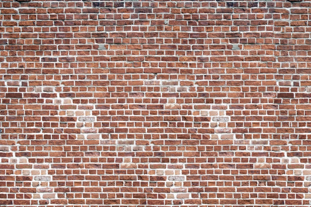 Weathered Red Brick Wallpaper Mural