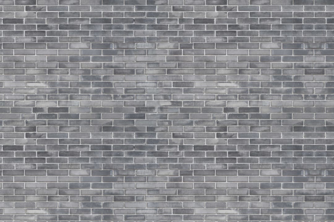 Gray Brick Wallpaper Mural