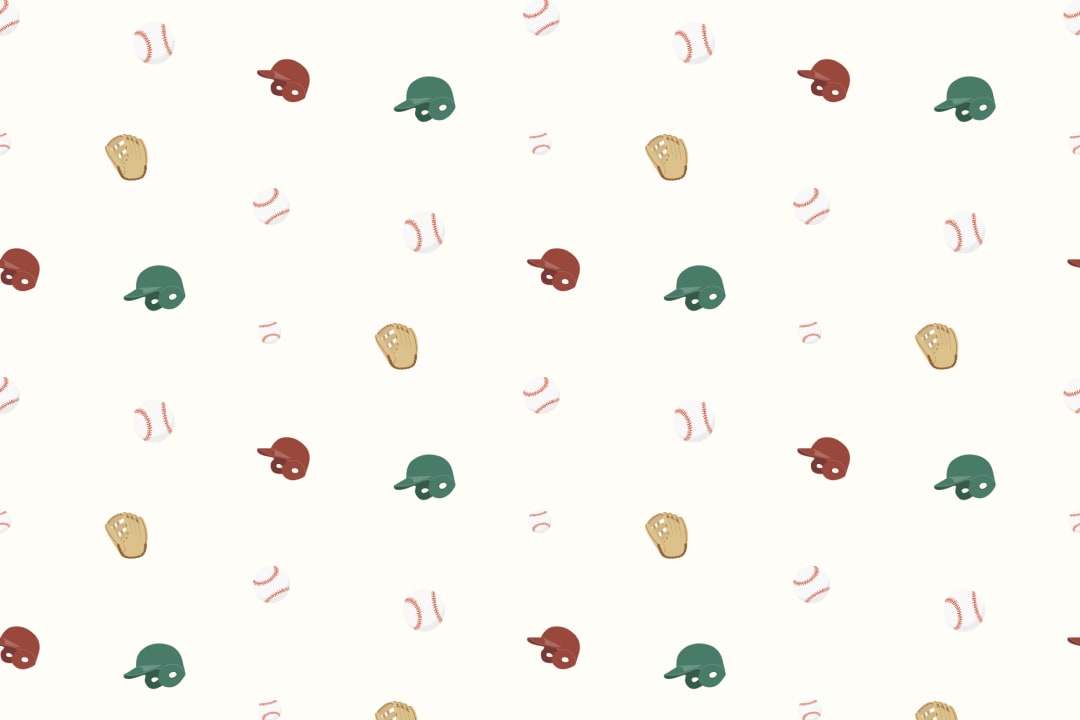 Kids Baseball Sports Illustration Wallpaper