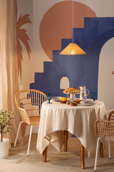 Minimalist Mediterranean Landscape Wall Mural