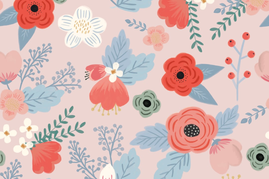 Jasmine Floral Wallpaper Mural