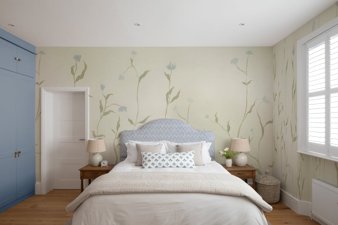 Mural de papel pintado Multicolor Acuarela Floral Clásico
