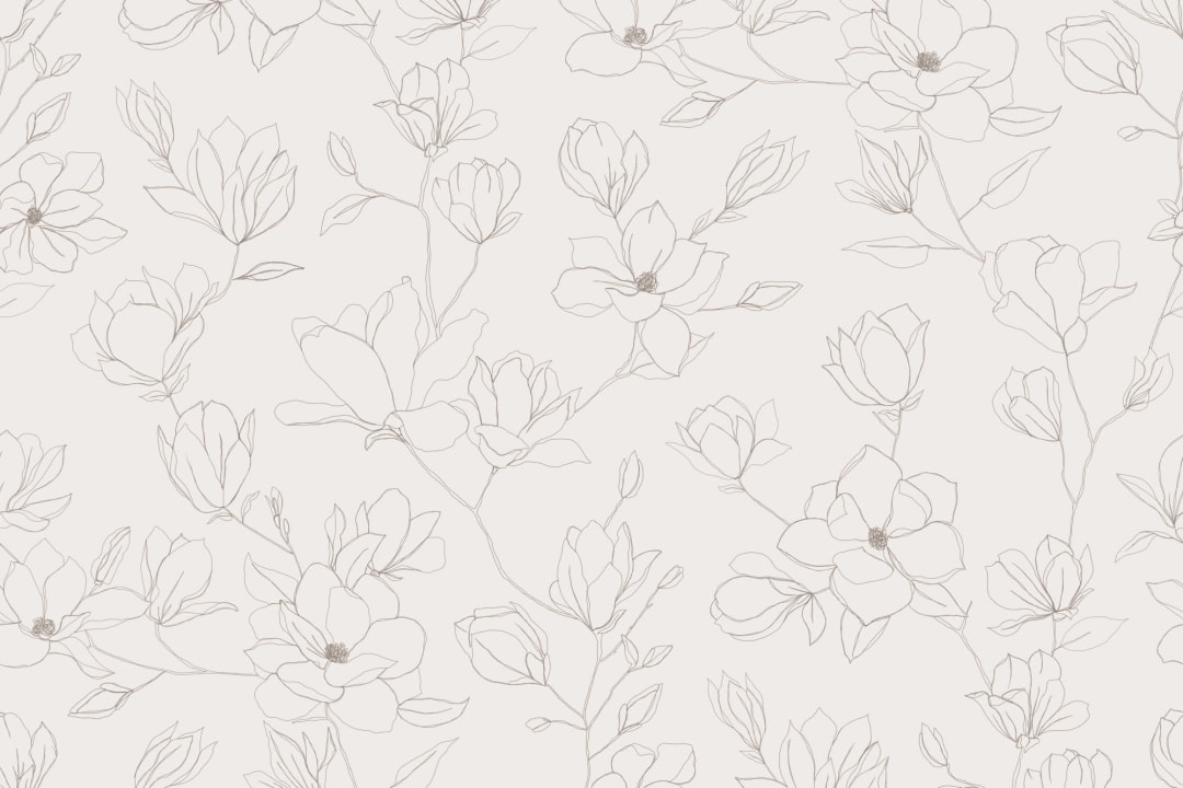 Carta da Parati Fiori di Ciliegio in Colori Neutri