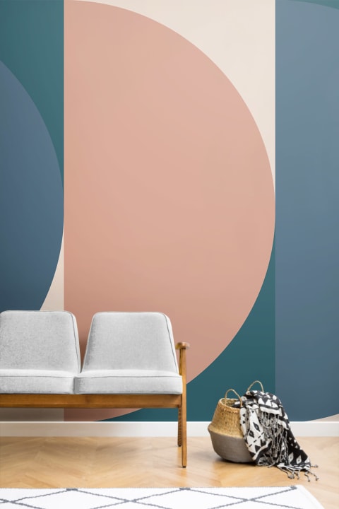 Jacobsen Retro Geometric Wallpaper Mural
