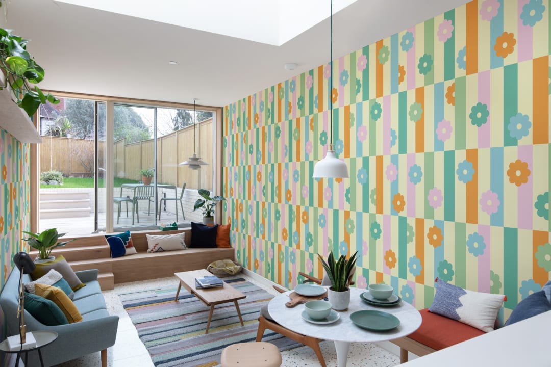 Elizabeth Olwen Flower Shift Multi Mural