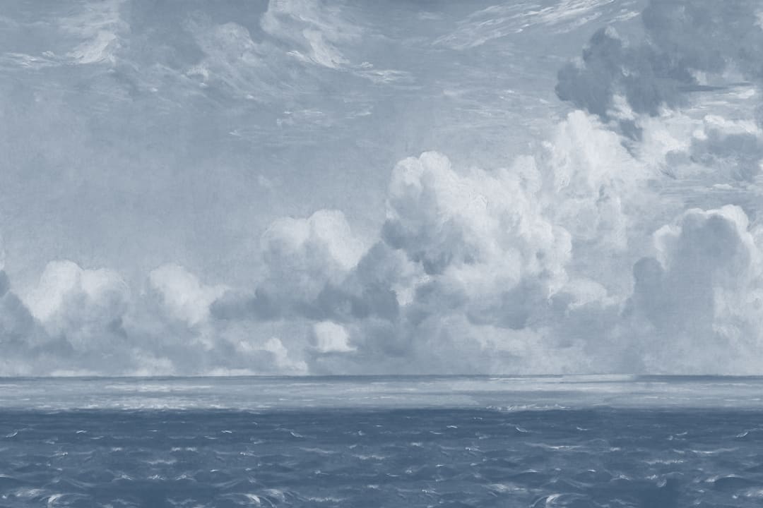 Blue John Constable Seascape Painting Mural