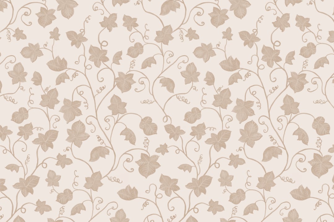 Papel pintado Hiedra linda beige
