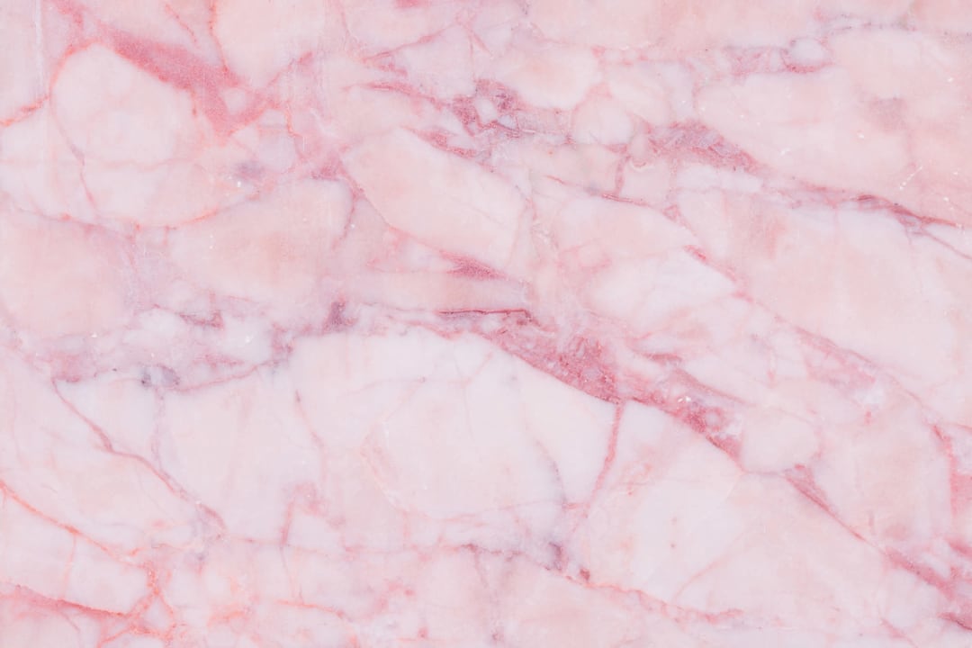 Cracked Pink Marble Wallpaper Mural