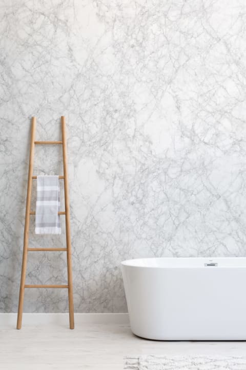 Classic White Marble Wallpaper Mural