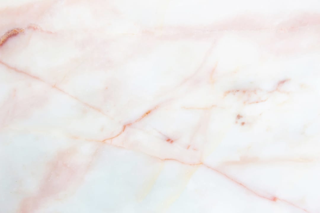 Cracked Coral Marble Effect Wallpaper Mural