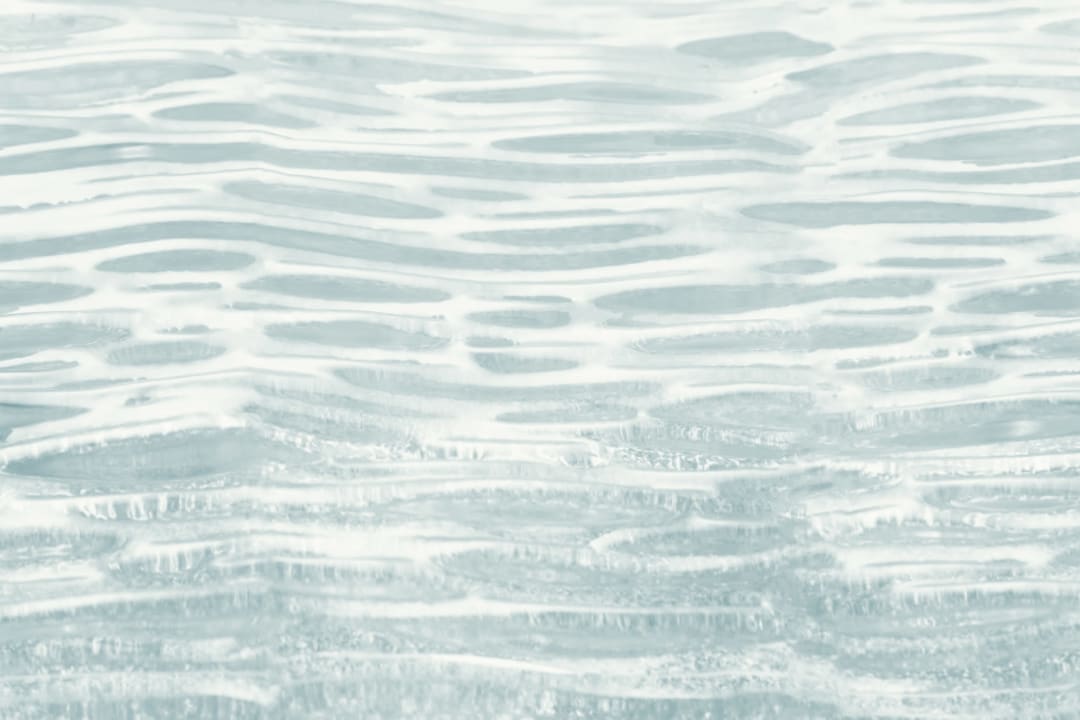 Blue Ocean Waves Effect Wallpaper Mural