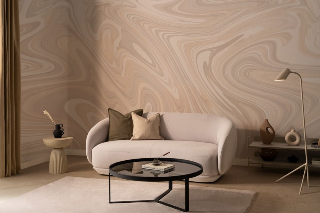 Neutru Marbled lichid model Wallpaper Mural