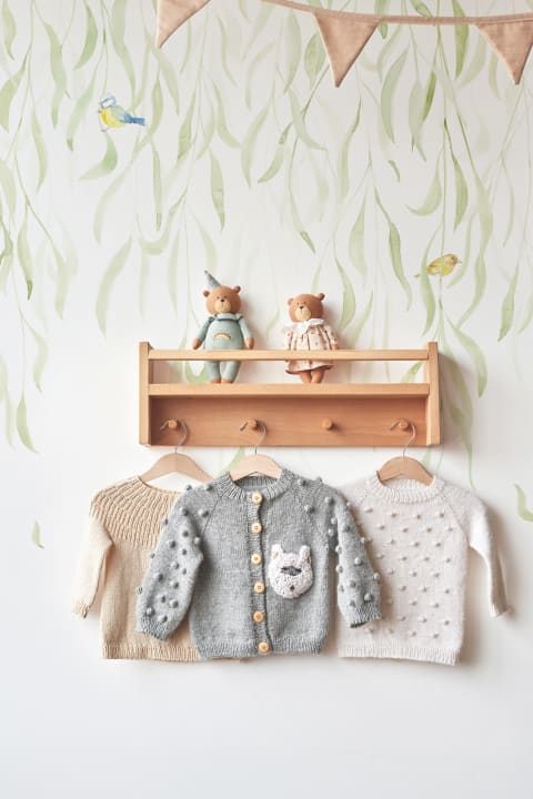 Trailing Foliage & British Birds Wallpaper Mural