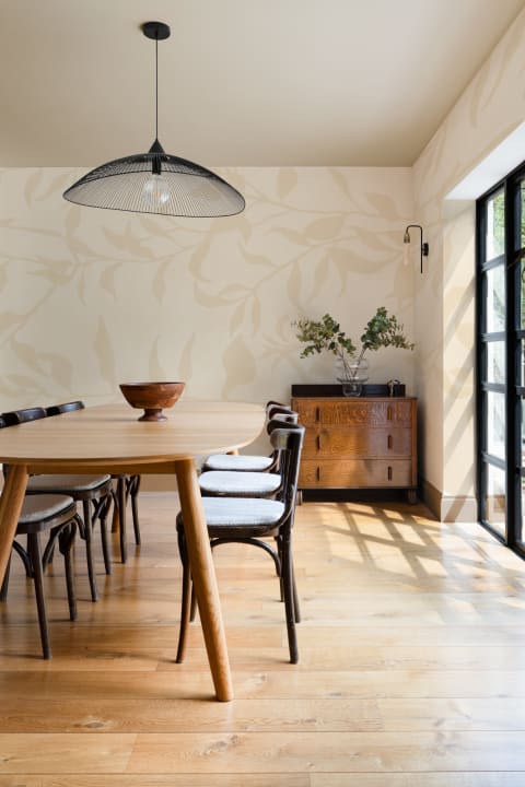Yellow Olive Tree Branch Mural