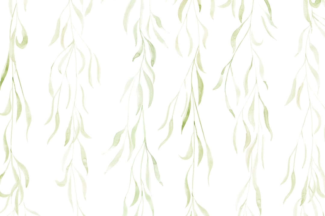 Watercolor Trailing Foliage Wallpaper