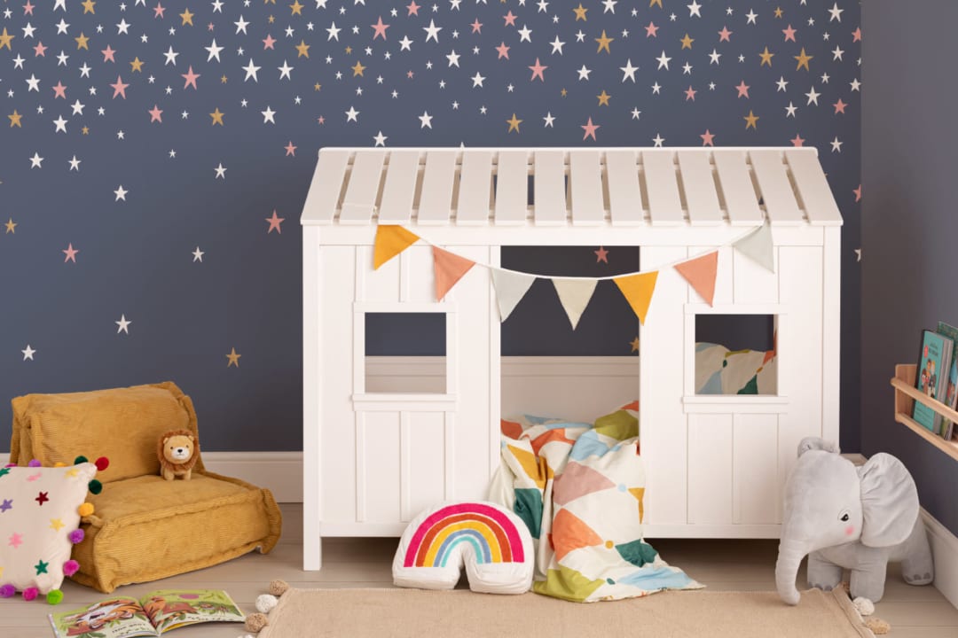Falling Star Blue Wallpaper Mural