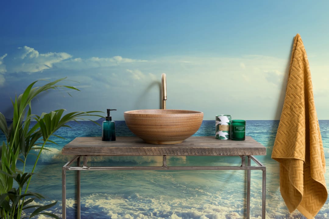 Choppy Shore Wallpaper Mural