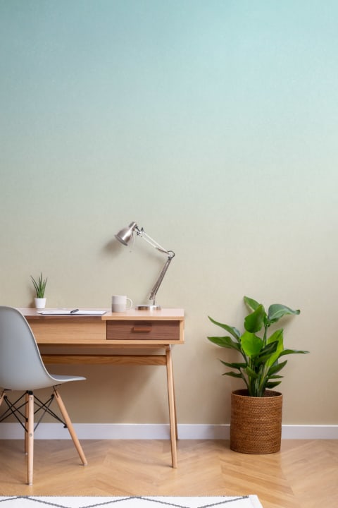 Pastel Horizon Painting Wallpaper Mural