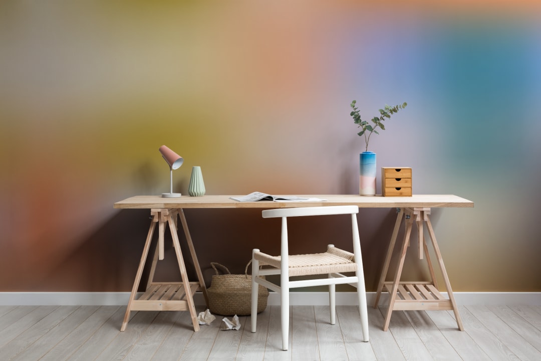 Colorful Ombre Gradient Wallpaper Mural