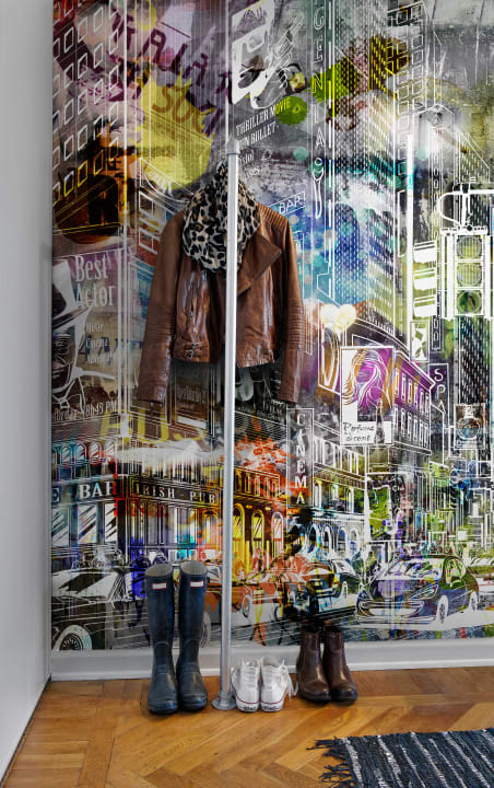 Fototapeta z nowojorskim graffiti