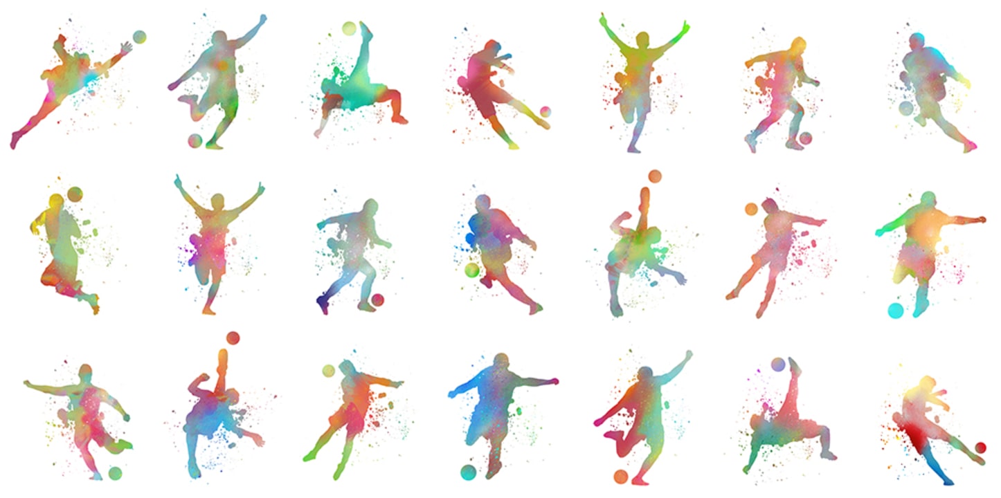 Footboll, Color