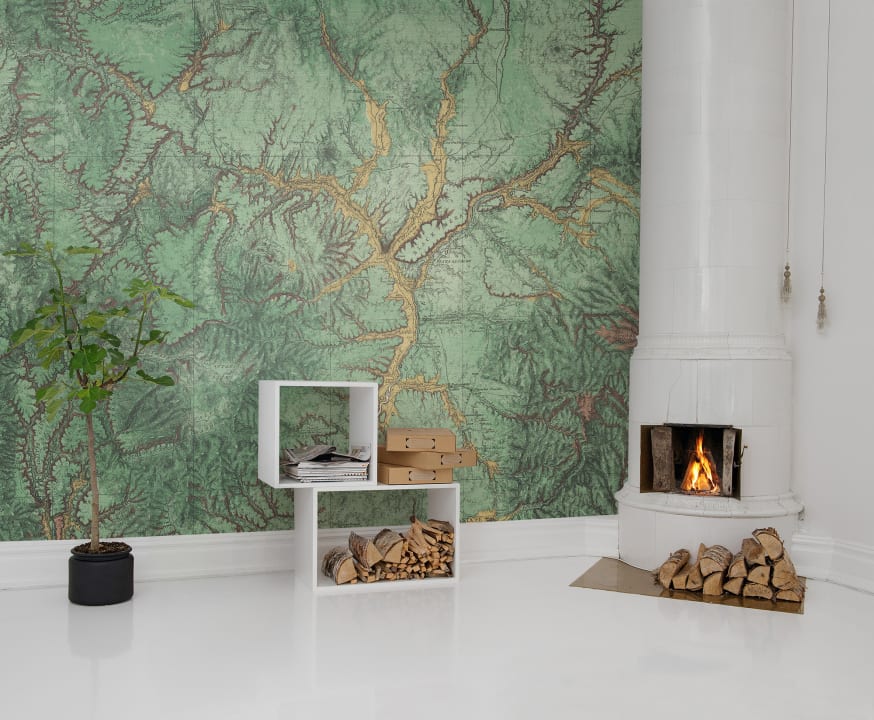 Decoreer je kamer in het groen.