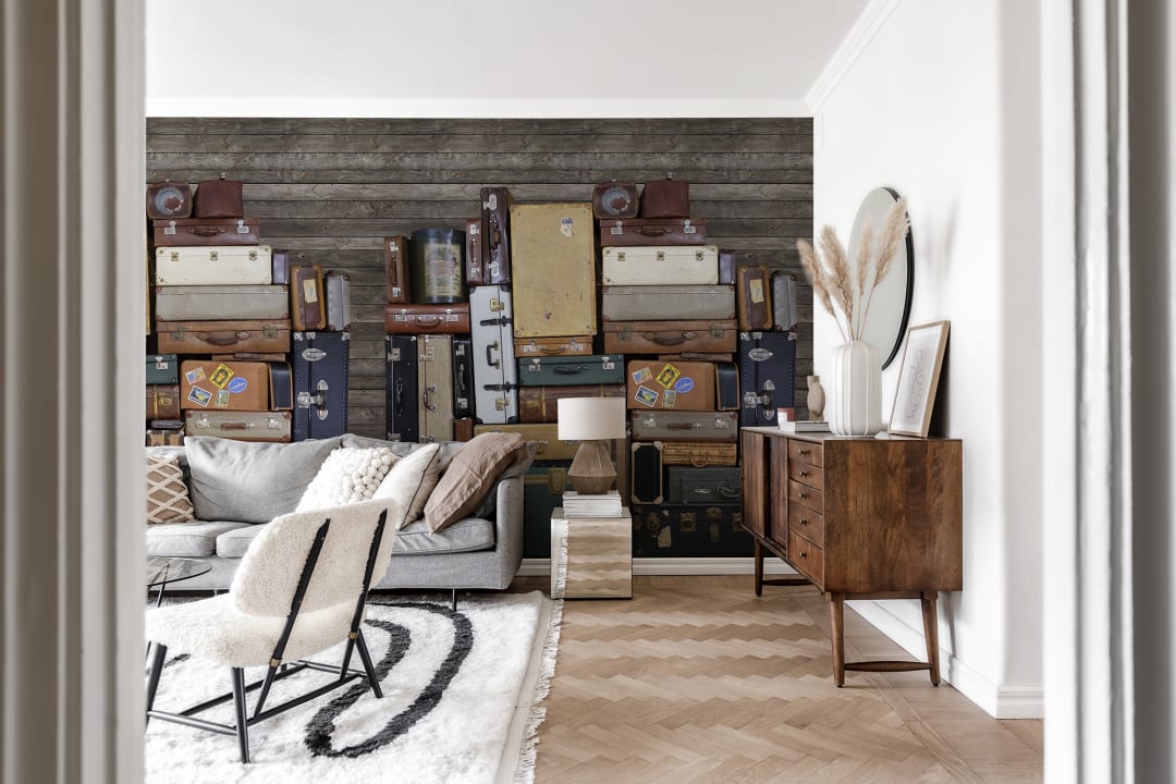 Diese Vintage-Koffer verwandeln Ihre Wand in einen Hingucker