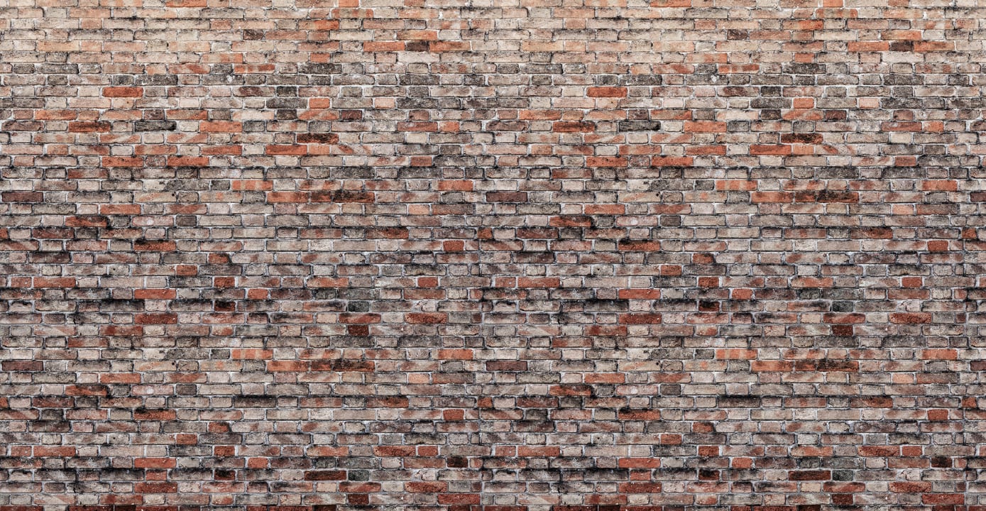 Mur de briques rouges