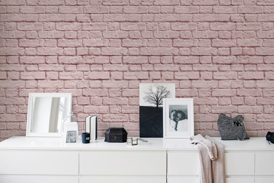 Het perfecte roze behang