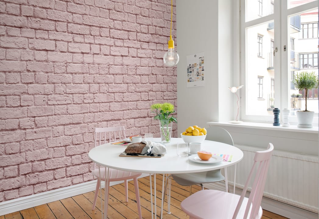 Het perfecte roze behang