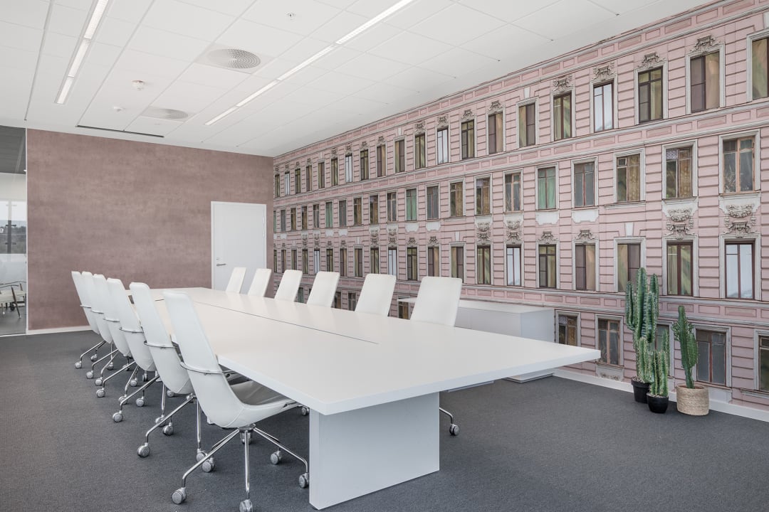 Lassen Sie die Betonwand erröten