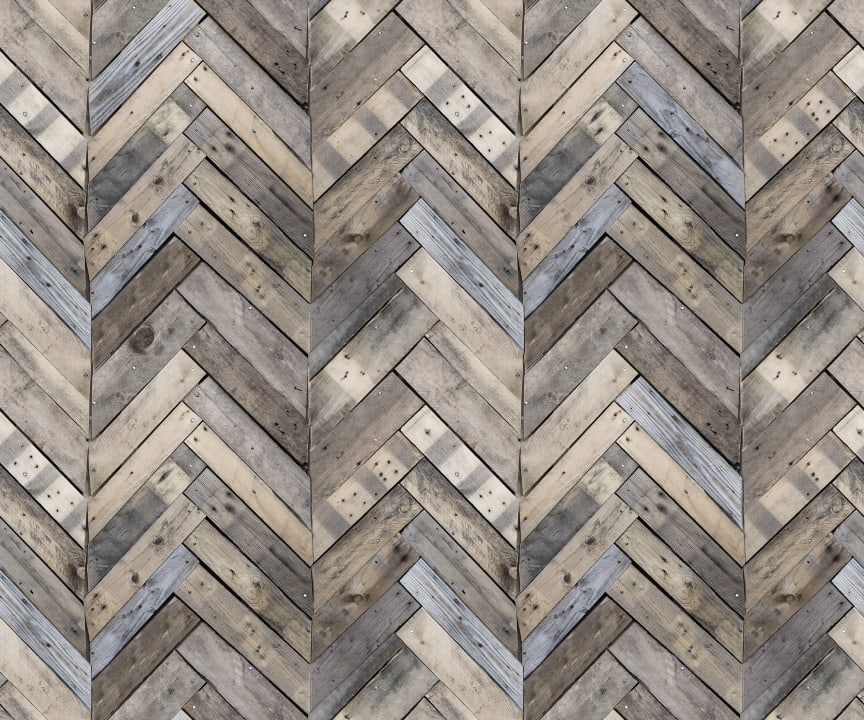 Verweerd hout in vissengraad patroon